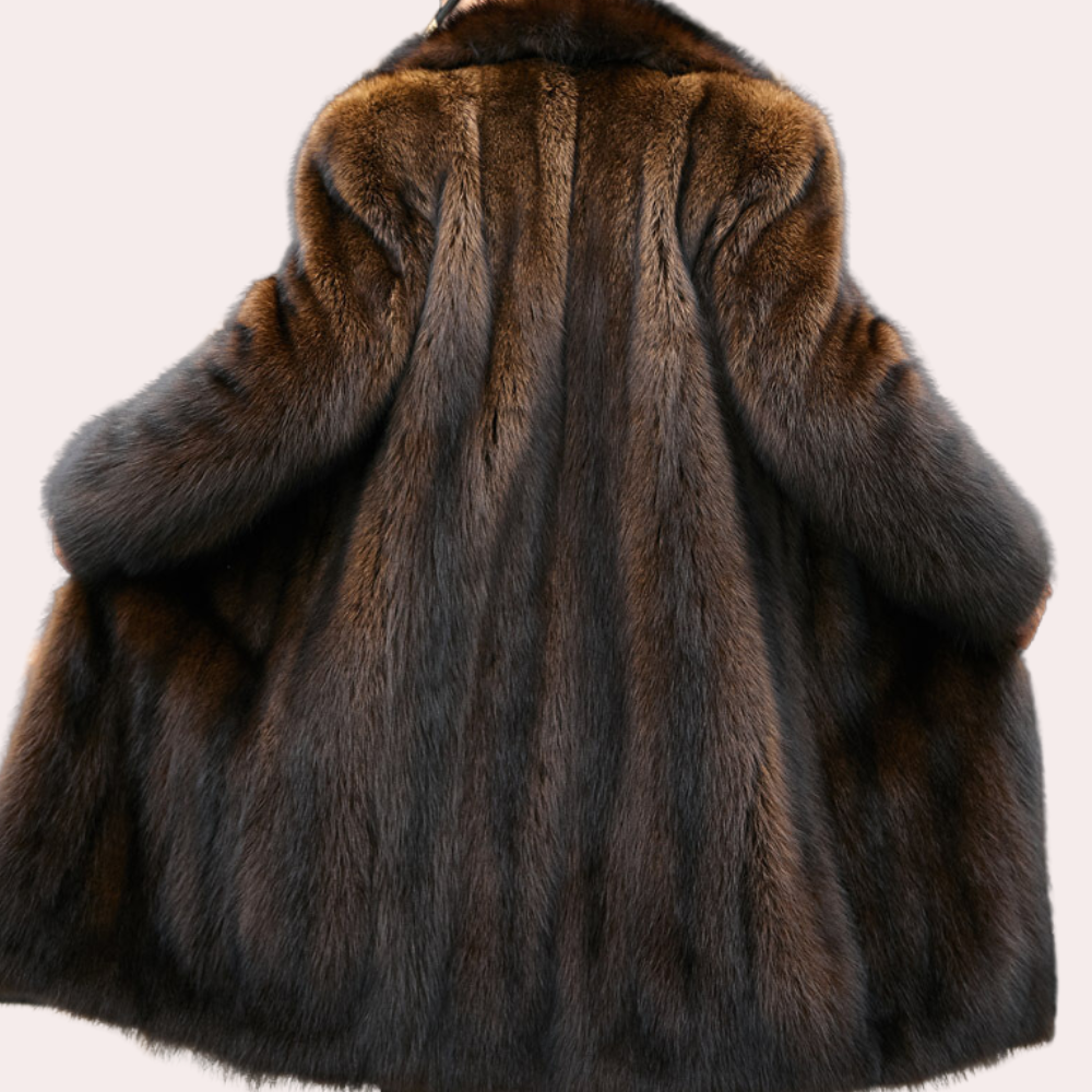 Cappotto Lungo in Pelliccia da Uomo - Image 2