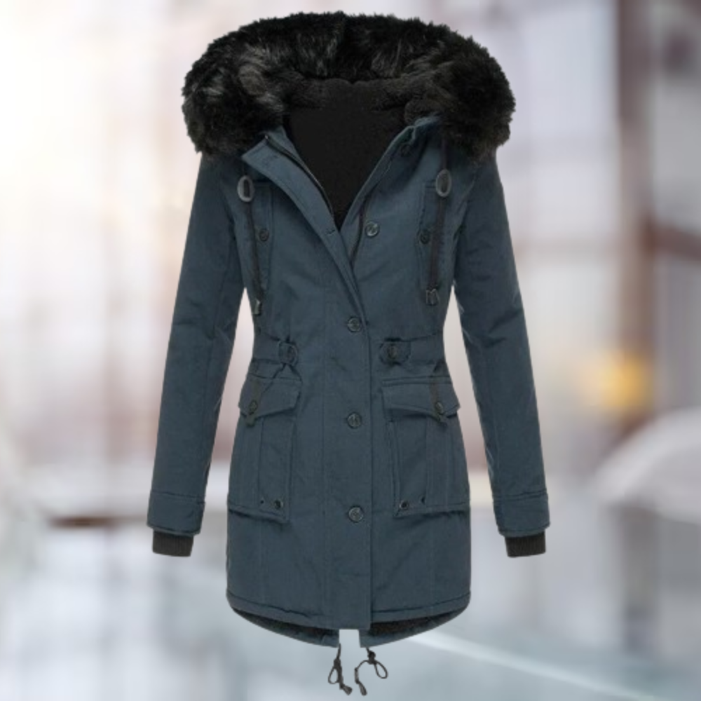 Cappotto da Donna con Cappuccio e Coulisse - Image 3