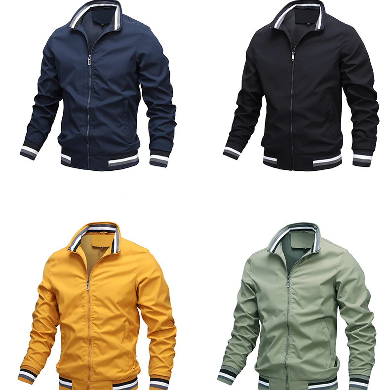 Giacca Bomber da Uomo con Zip - Image 5