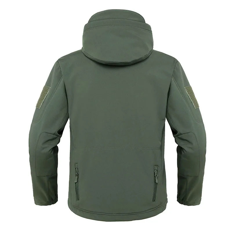 Giacca da uomo con cappuccio e zip - Image 4