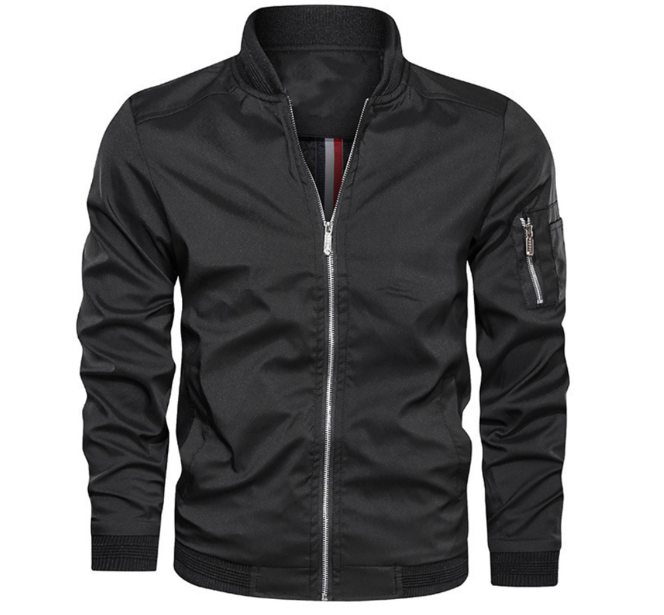 Giacca Bomber da Uomo con Zip - Image 1