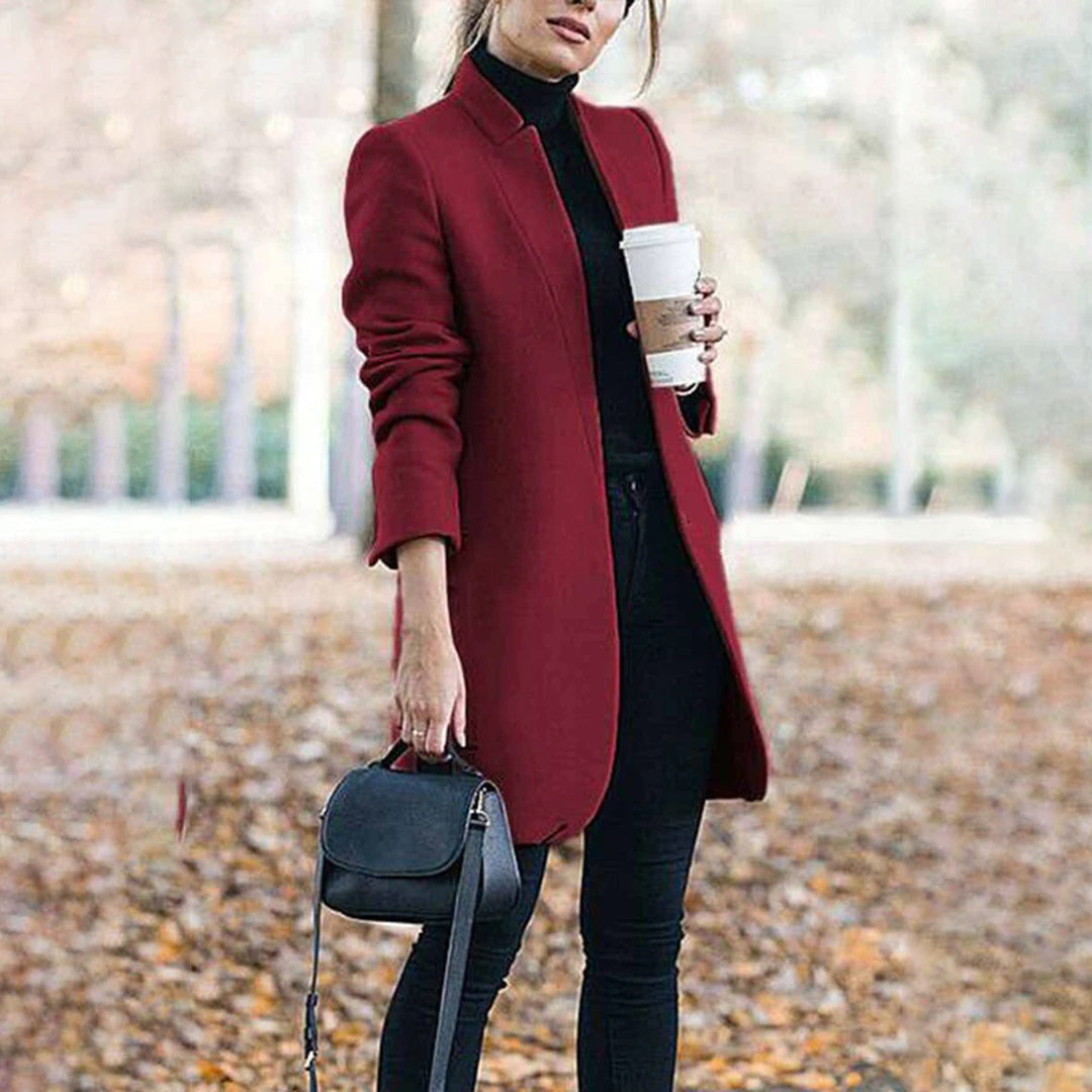 Cappotto Lungo Aperto Davanti da Donna - Image 6