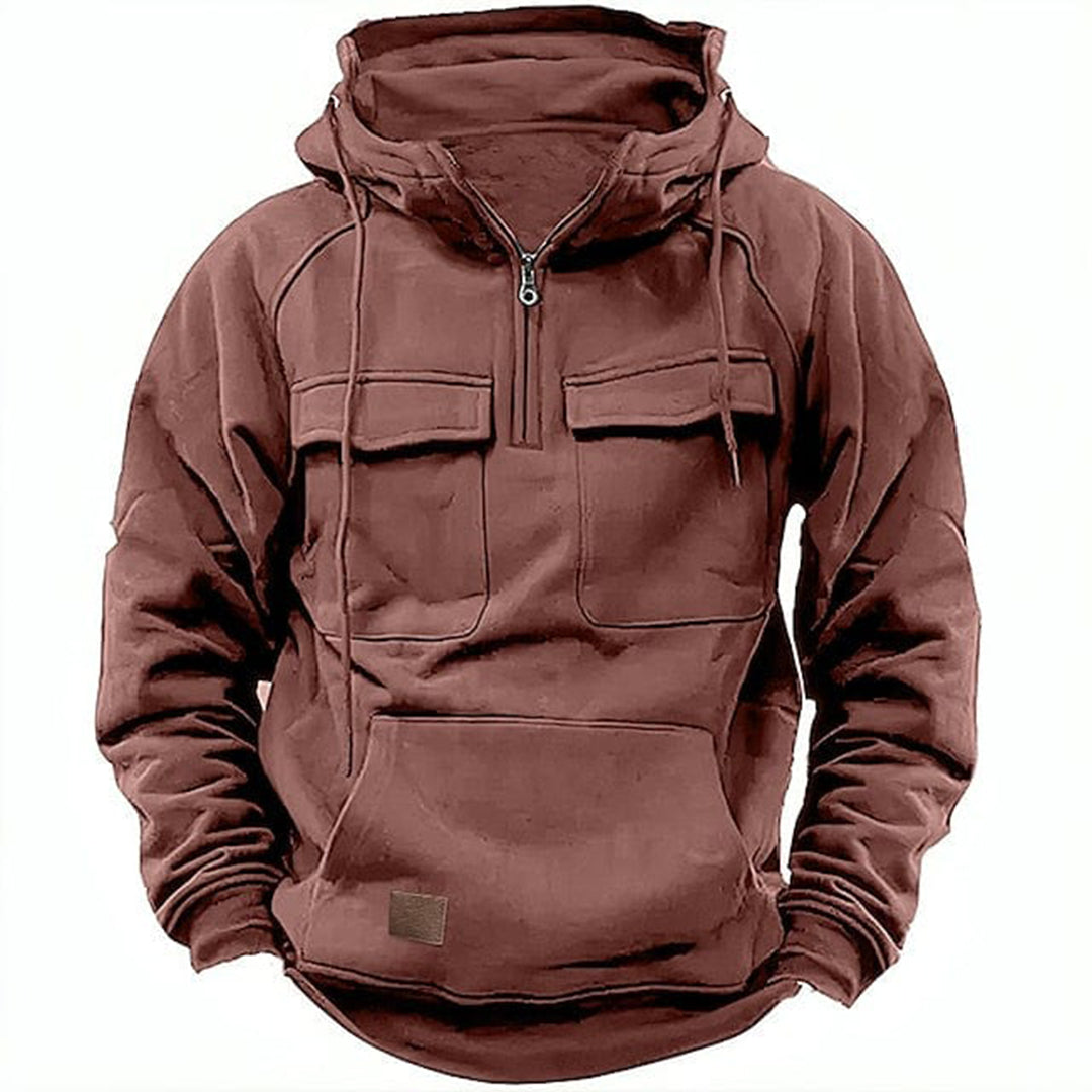 Felpa da uomo con zip corta - Image 6