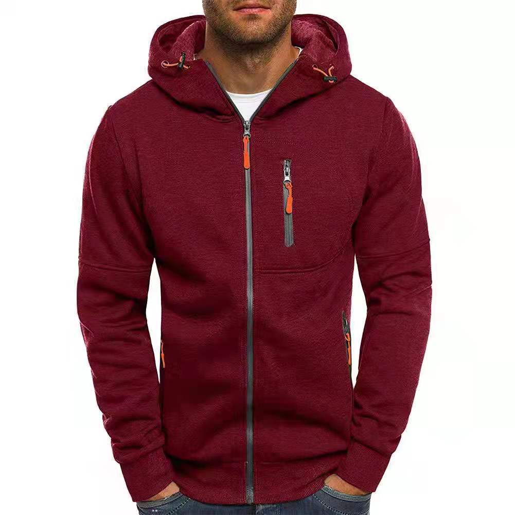 Giacca da uomo con cappuccio e zip intera - Image 14