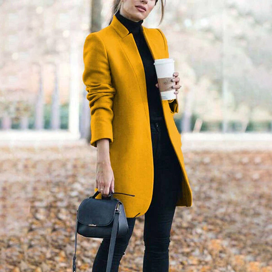 Cappotto Lungo Aperto Davanti da Donna - Image 8