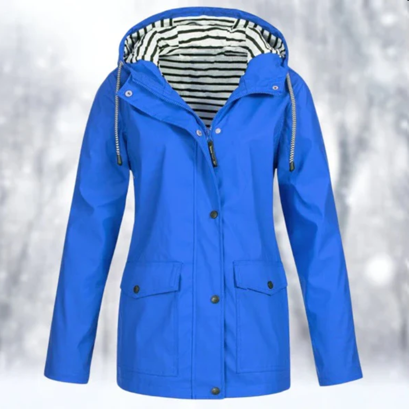 Anorak Impermeabile da Donna con Cappuccio - Image 5