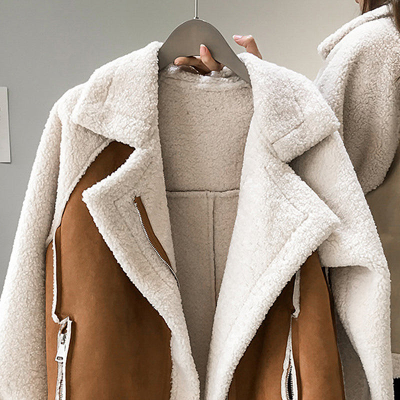 Giacca Aviatore Sherpa da Donna - Image 2