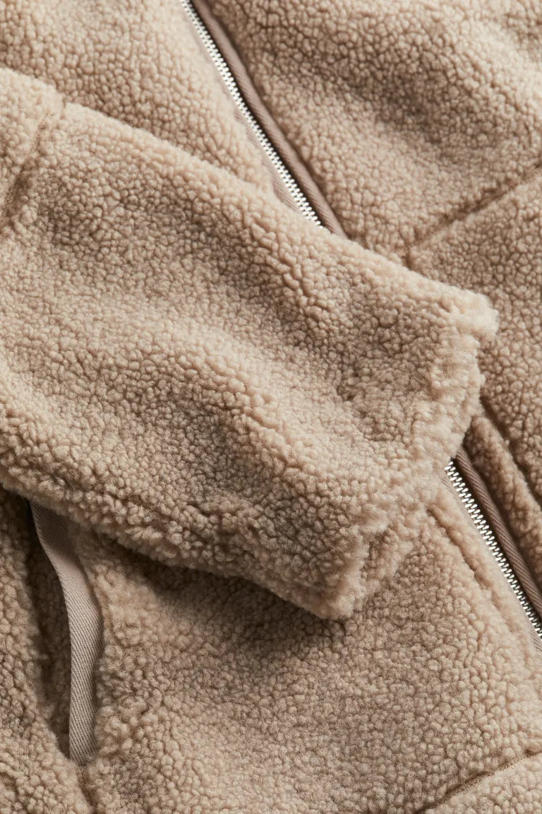 Giacca Sherpa da Donna con Zip - Image 4