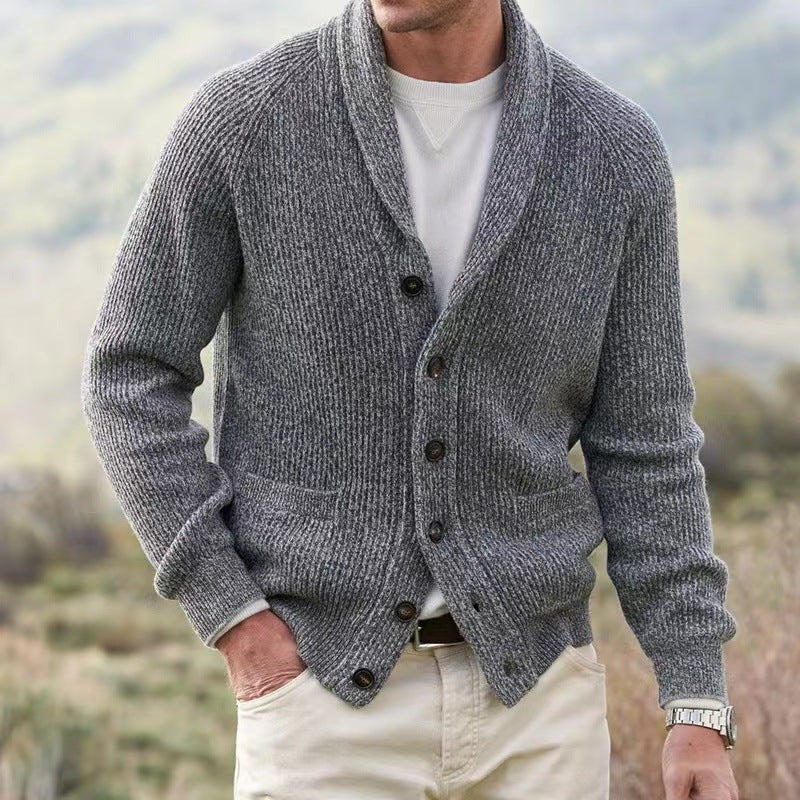 Cardigan da uomo con bottoni - Image 5