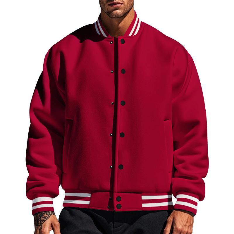 Giacca Letterman da Uomo con Bottoni a Pressione - Image 4