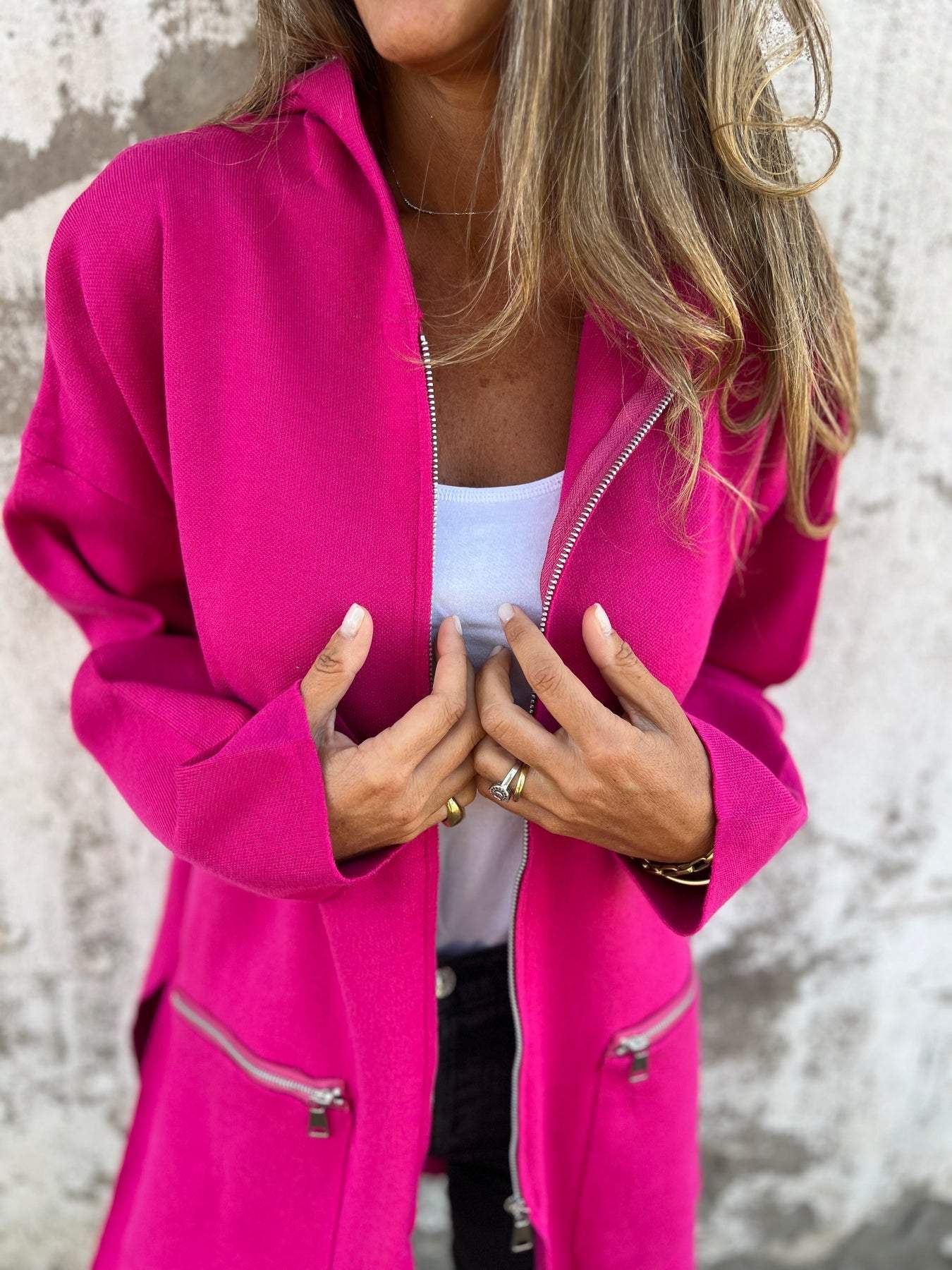 Cappotto Lungo con Cappuccio da Donna - Image 12
