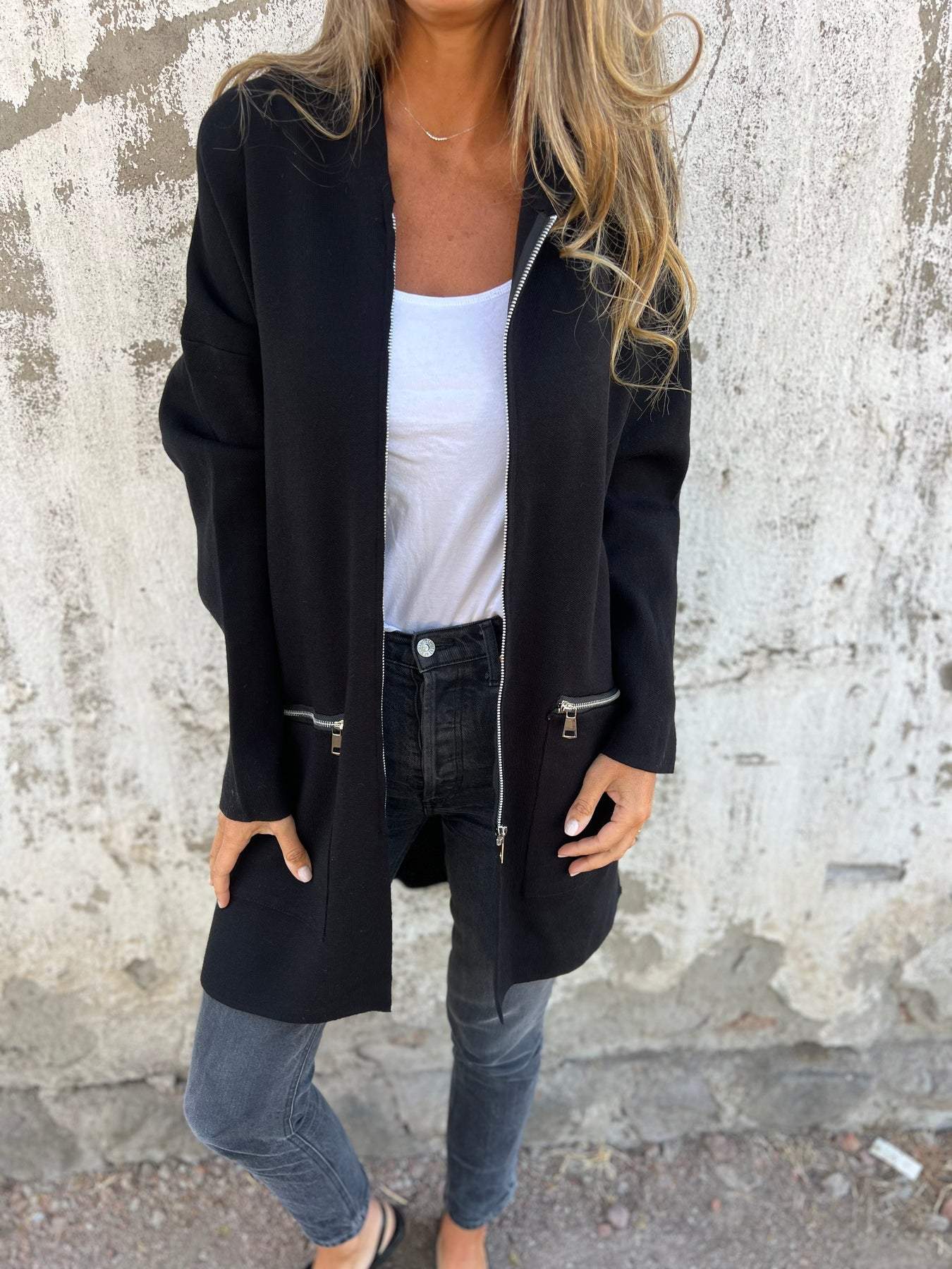 Cappotto Lungo con Cappuccio da Donna - Image 5