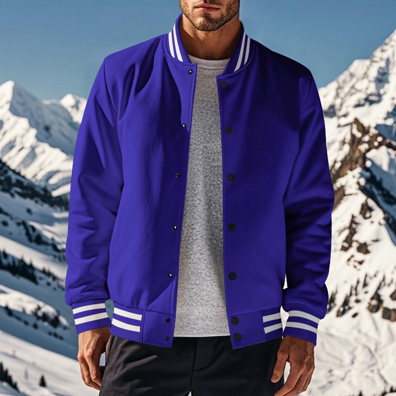 Giacca Letterman da Uomo con Bottoni a Pressione - Image 7
