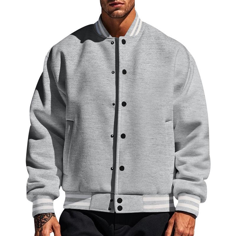 Giacca Letterman da Uomo con Bottoni a Pressione - Image 2