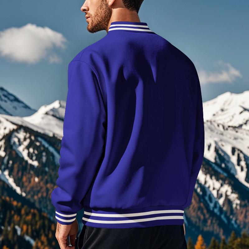 Giacca Letterman da Uomo con Bottoni a Pressione - Image 9
