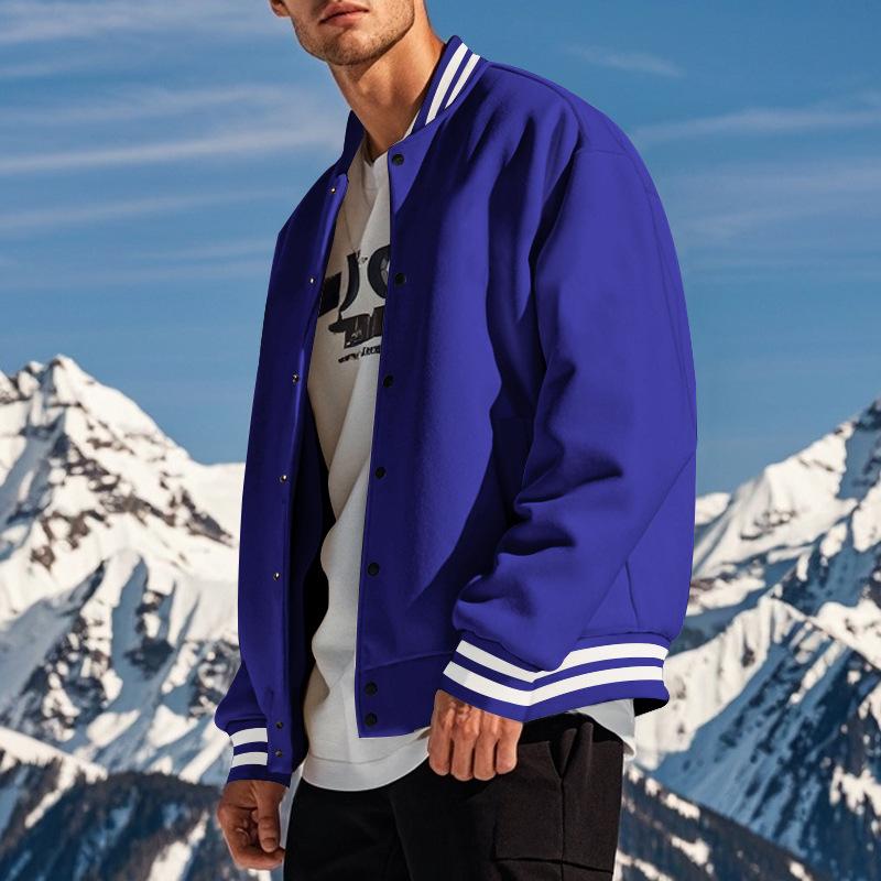 Giacca Letterman da Uomo con Bottoni a Pressione - Image 8