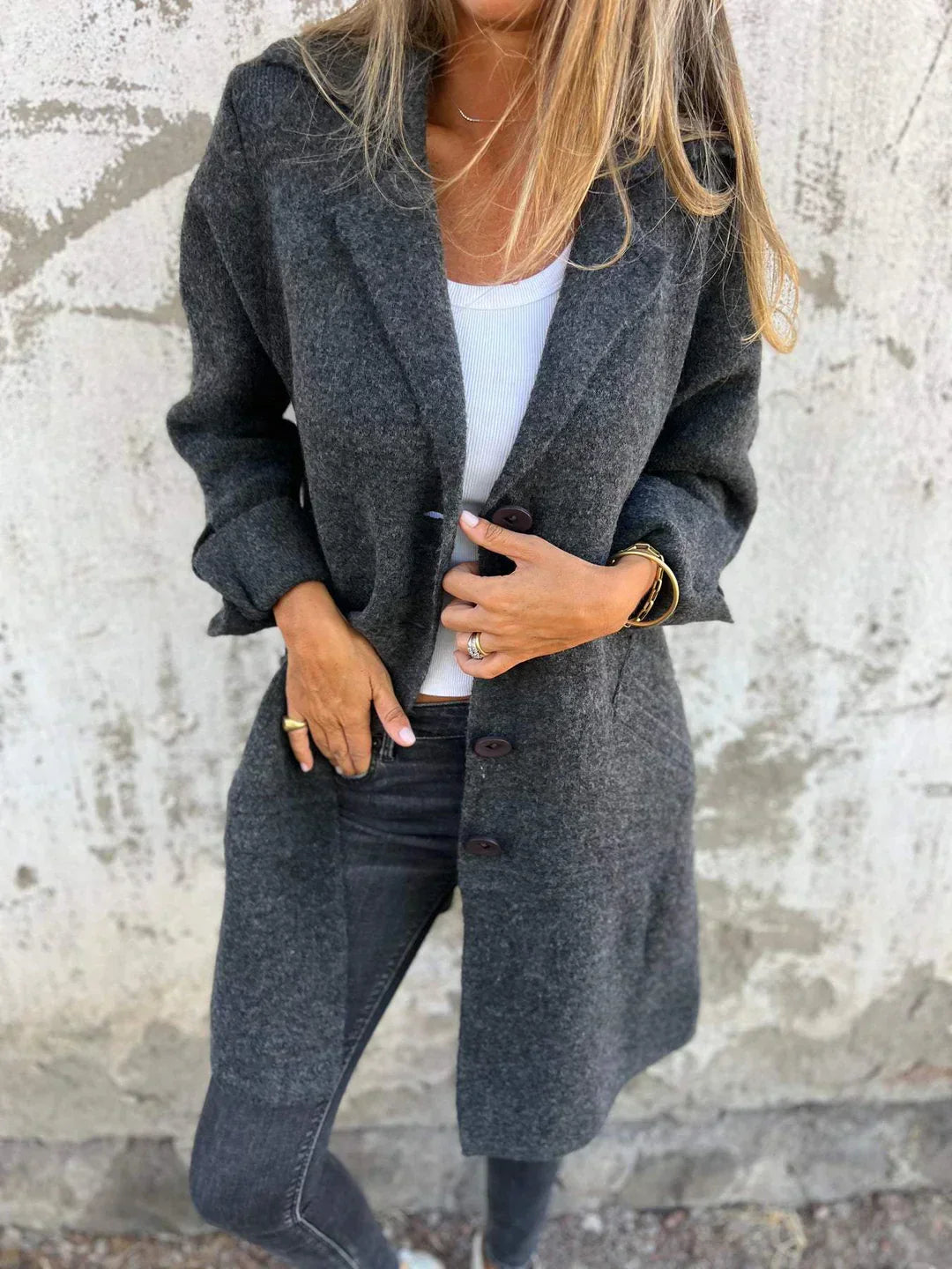 Cappotto da Donna con Bottoni - Image 4