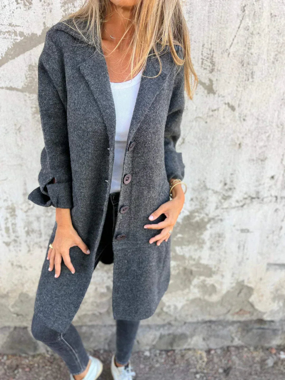 Cappotto da Donna con Bottoni - Image 5
