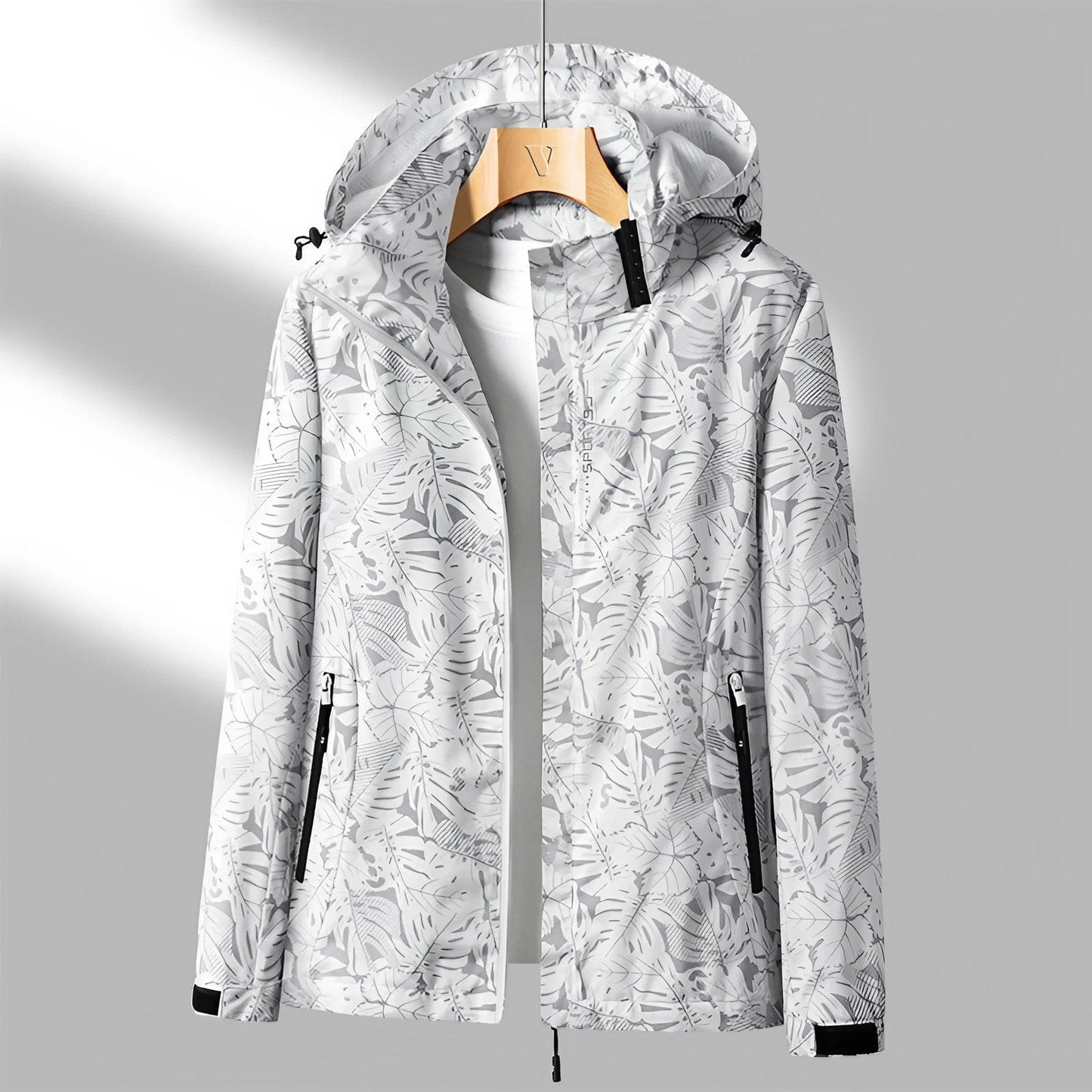 Giacca Floreale con Cappuccio da Donna - Image 15