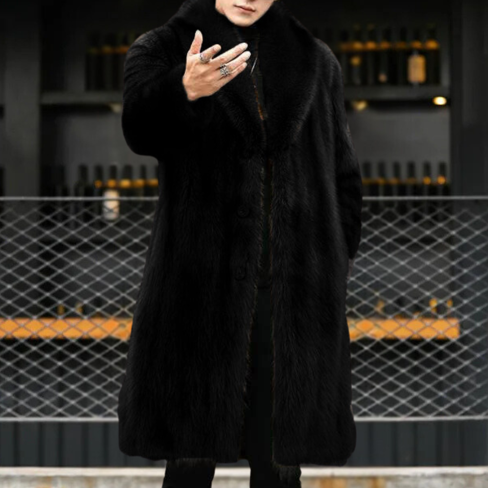 Cappotto Lungo in Pelliccia da Uomo - Image 5