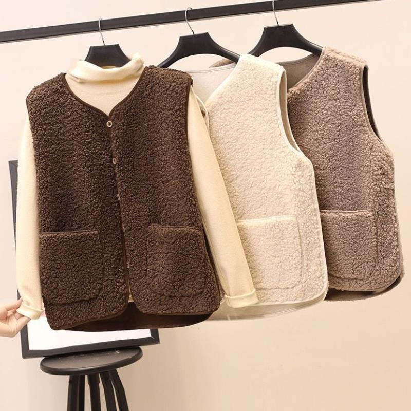 Gilet da donna senza maniche dal taglio comodo - Image 4