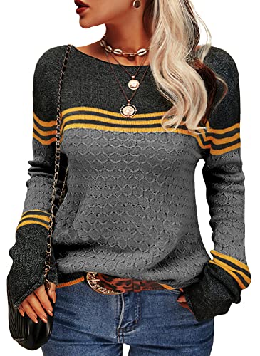 Maglione Pullover da Donna Color Block - Image 3