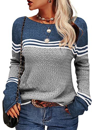 Maglione Pullover da Donna Color Block - Image 6