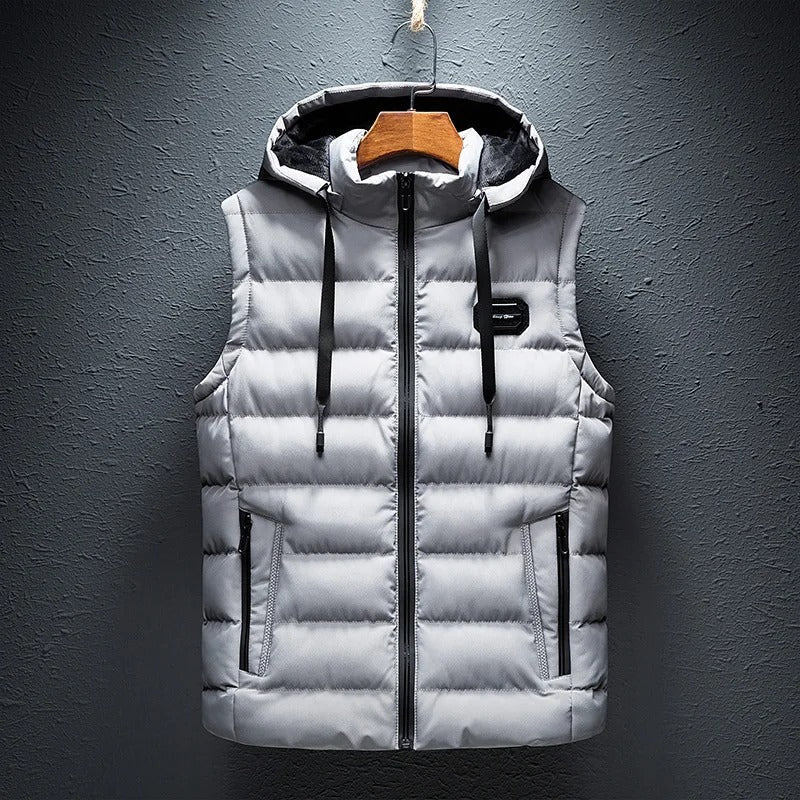 Gilet Piumino da Uomo con Cappuccio - Image 5