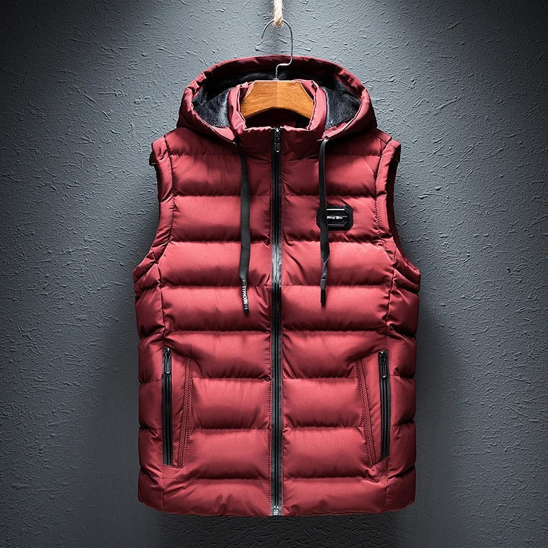 Gilet Piumino da Uomo con Cappuccio - Image 4