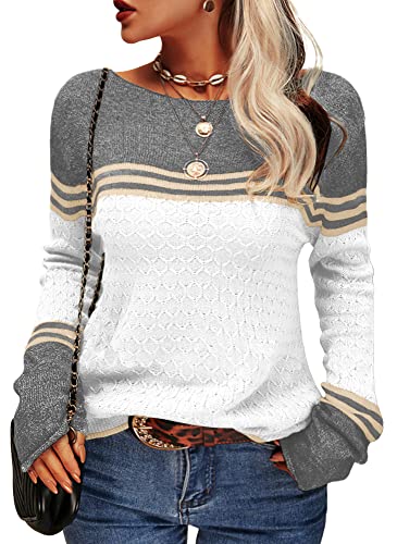 Maglione Pullover da Donna Color Block - Image 15