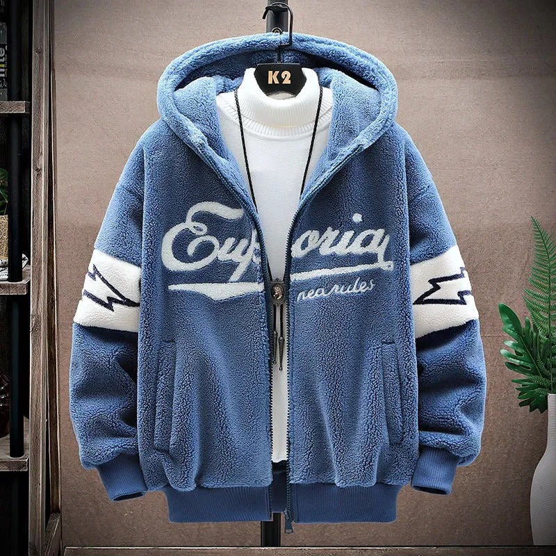 Giacca da uomo con cappuccio e zip - Image 2