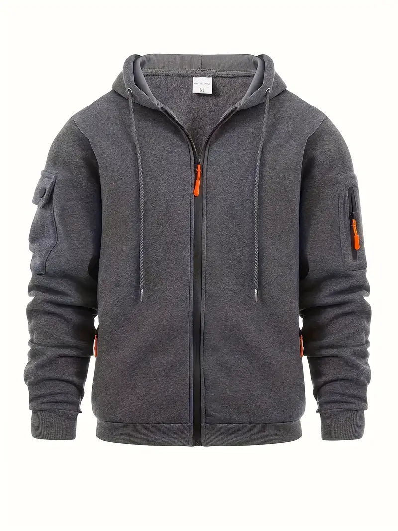 Felpa da uomo con zip intera - Image 3