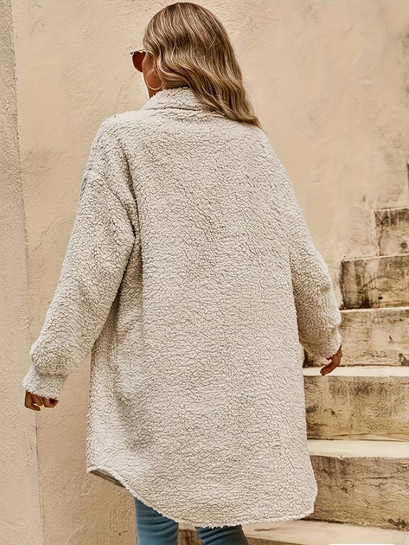 Cappotto Sherpa Oversize da Donna - Image 2