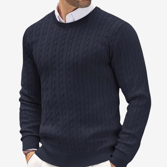 Maglione da uomo a trecce - Image 1