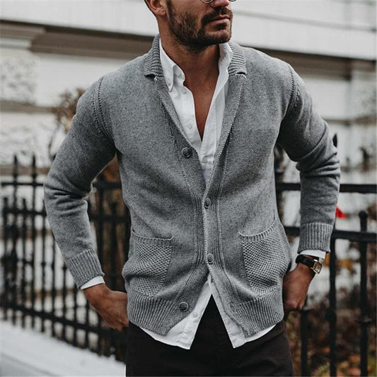 Cardigan da uomo con bottoni - Image 1