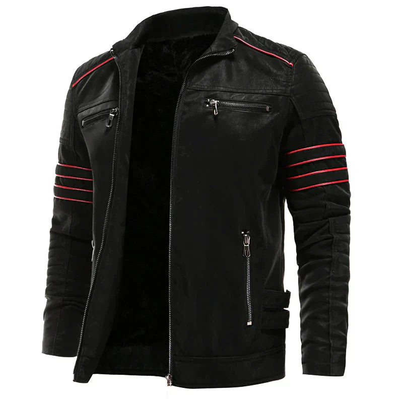 Giacca da moto slim-fit da uomo - Image 4