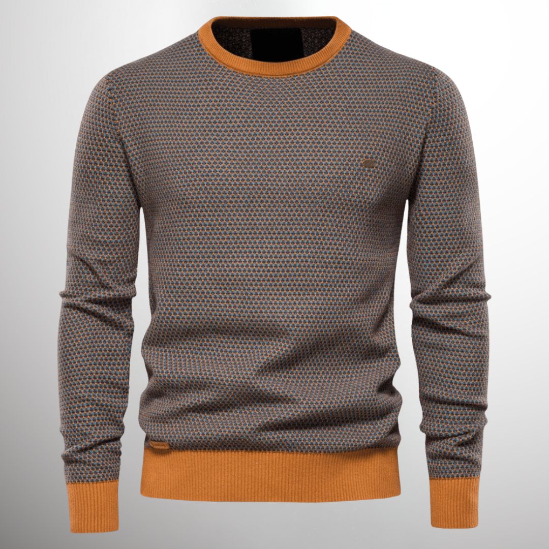 Maglione da uomo girocollo fantasia - Image 2