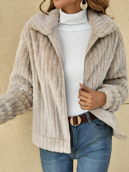 Giacca da donna con zip dal taglio rilassato - Image 1