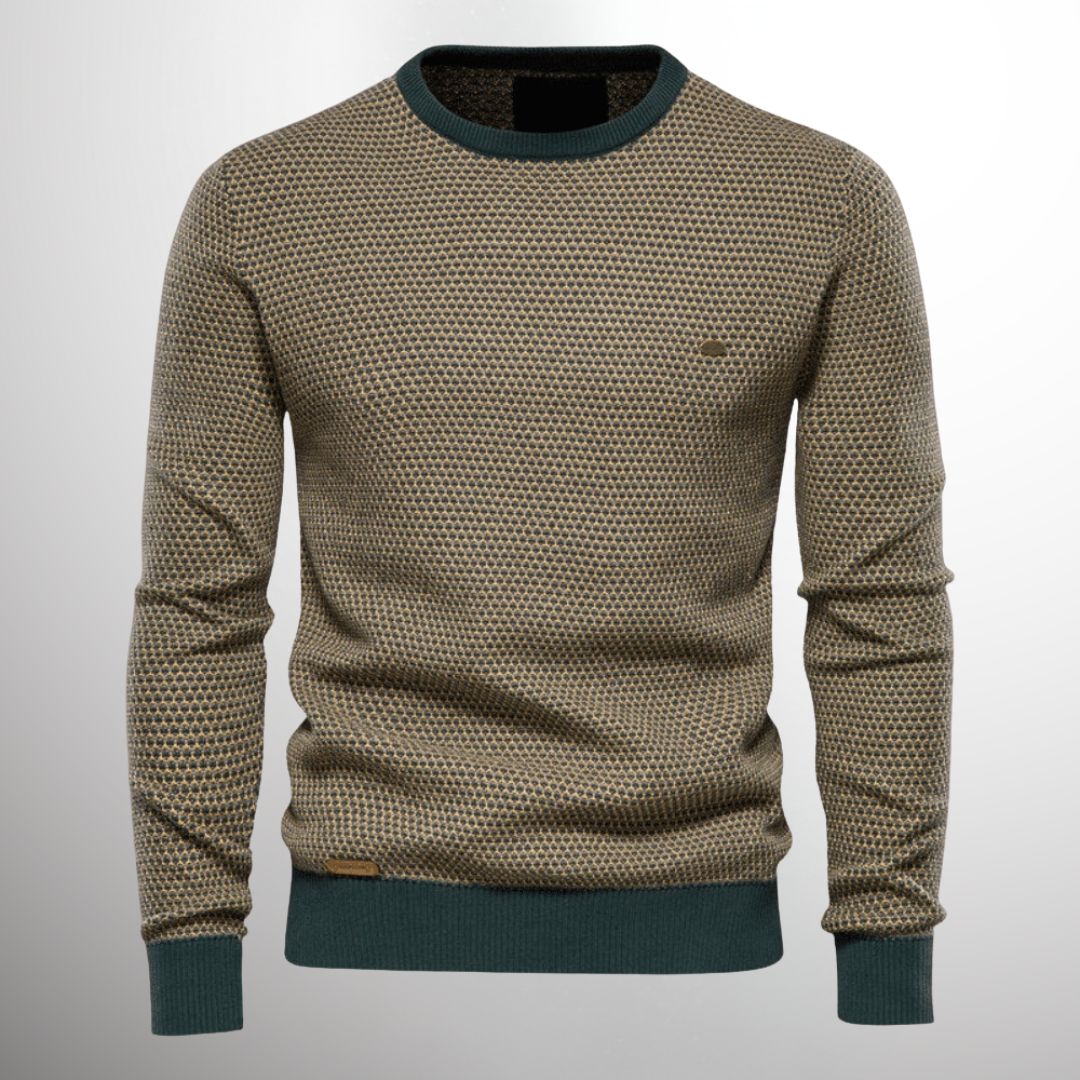 Maglione da uomo girocollo fantasia - Image 3