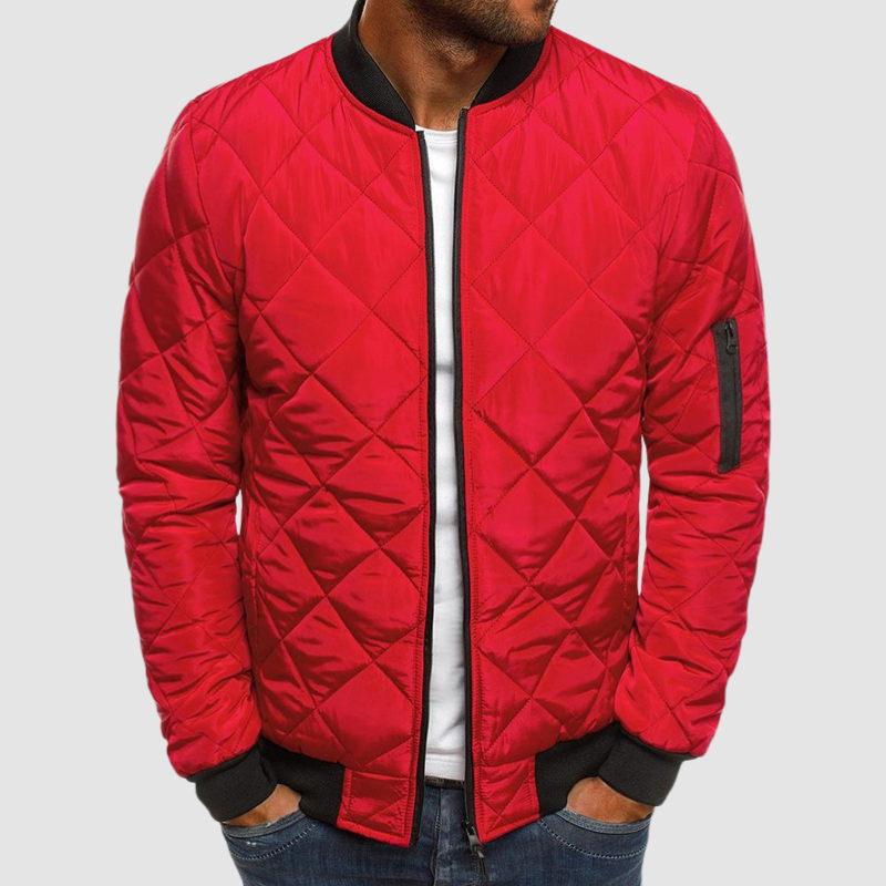 Giacca Bomber Trapuntata da Uomo - Image 3