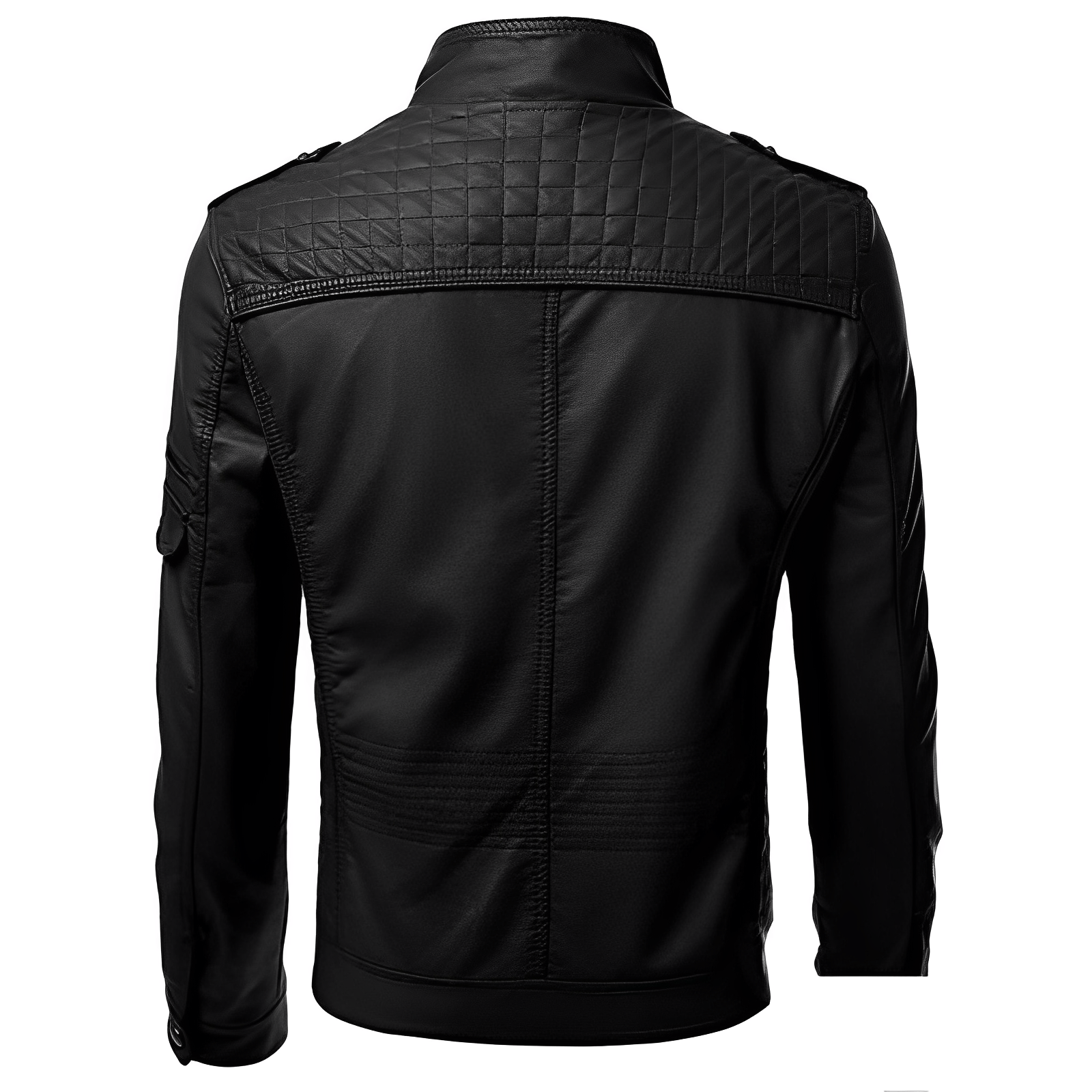 Giacca da motociclista slim-fit da uomo - Image 8