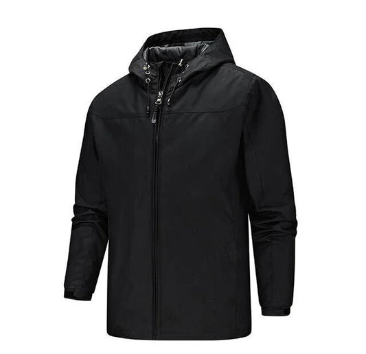 Giacca da uomo con cappuccio e zip intera - Image 1