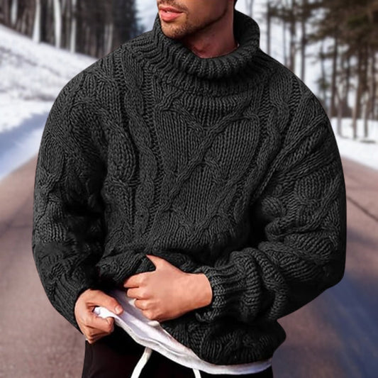 Maglione da uomo a trecce - Image 1