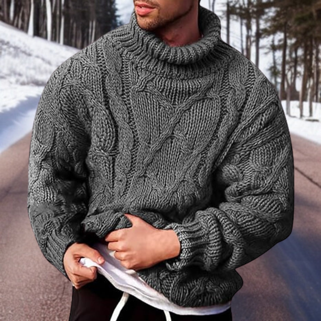 Maglione da uomo a trecce - Image 2