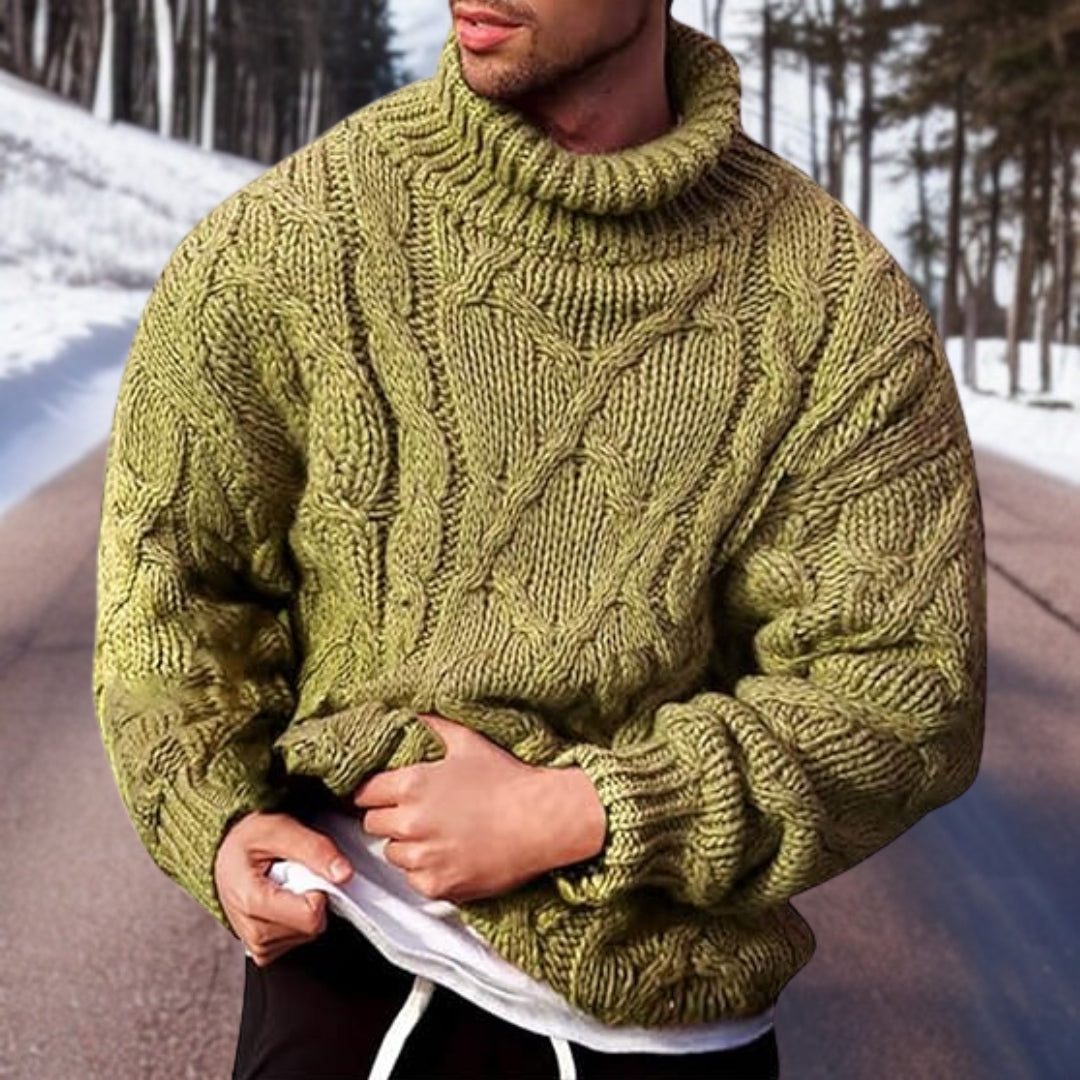 Maglione da uomo a trecce - Image 3