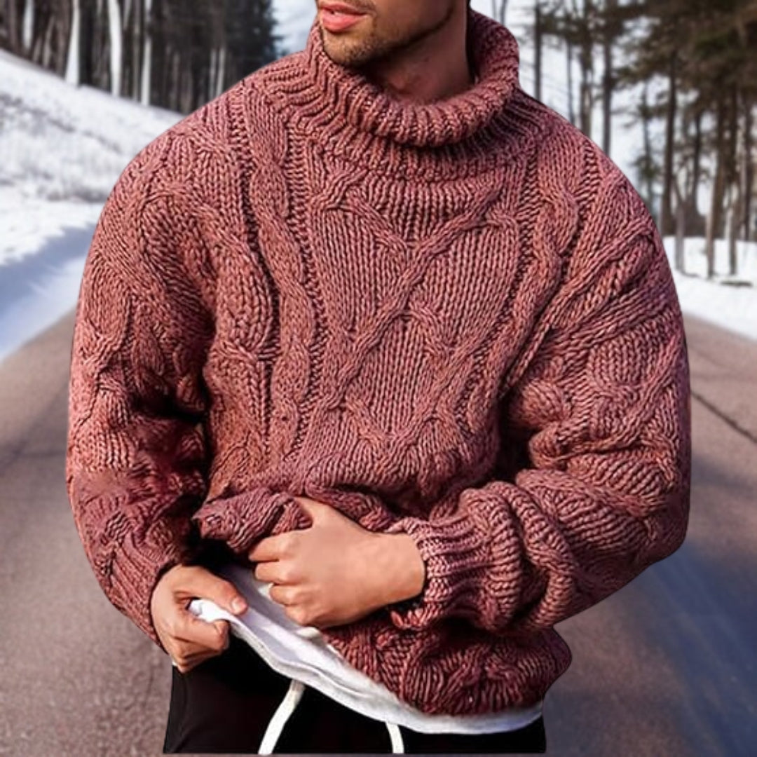 Maglione da uomo a trecce - Image 4