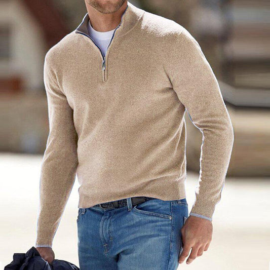 Maglione Pullover da Donna con Zip Corta - Image 1