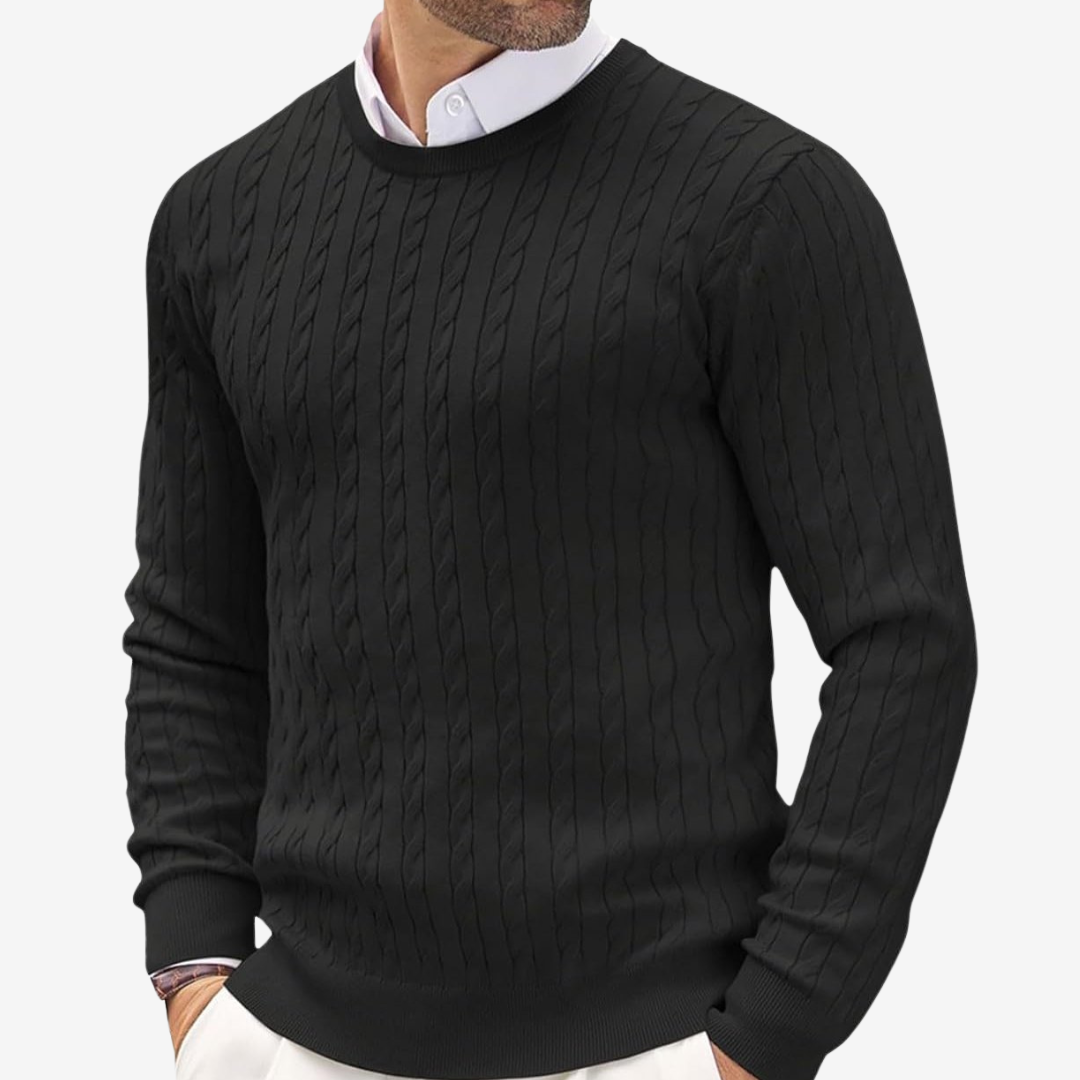 Maglione da uomo a trecce - Image 3
