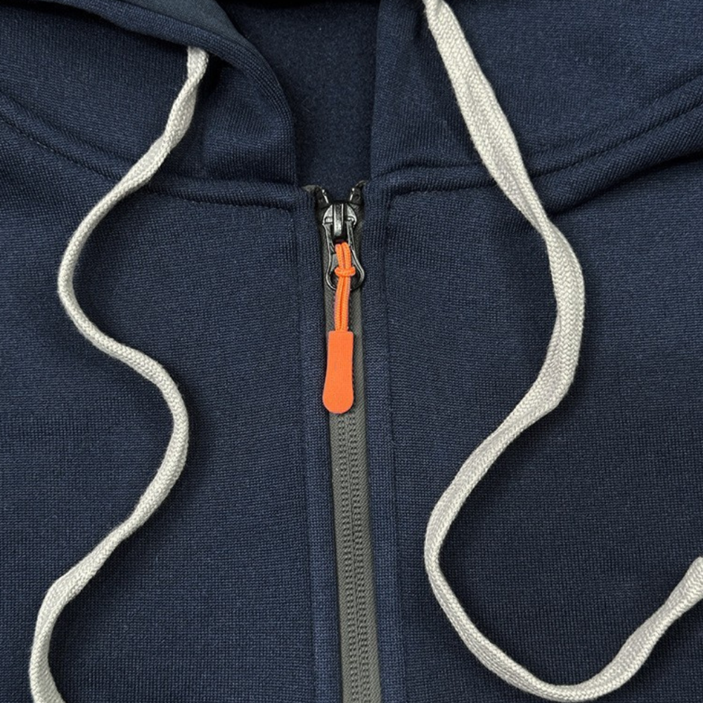 Felpa da uomo con cappuccio e mezza zip - Image 8