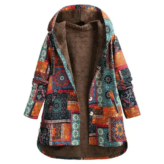 Giacca con Cappuccio Stampata da Donna - Image 1